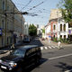 Гагаринский переулок от Гоголевского бульвара. 2002 год